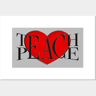 Teach Peace Posters and Art